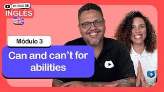 Can and can't for abilities @CursoemVideo  de Inglês: Módulo 3